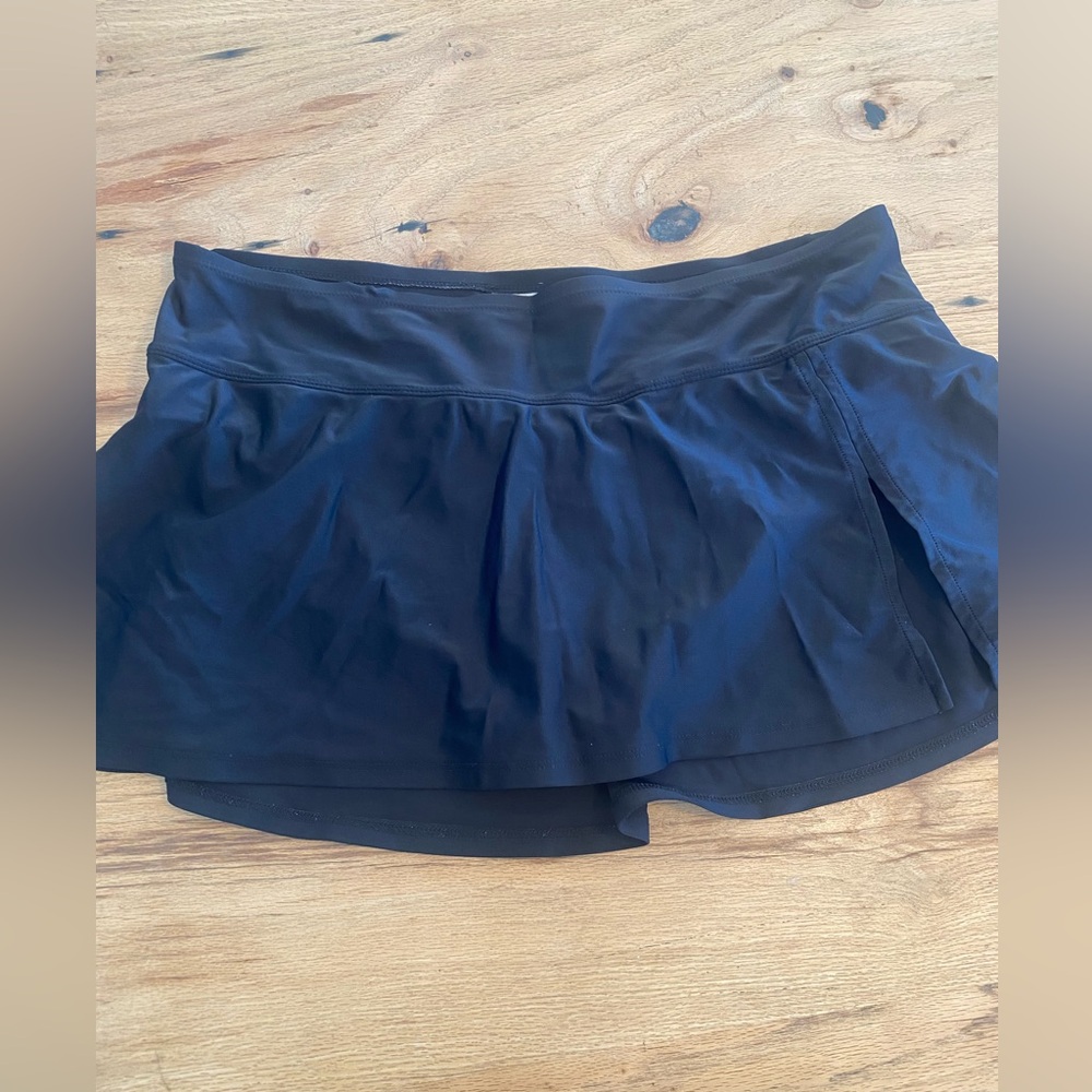 Ava & Viv Black Swim Coverup Skirt‎ Women’s Preloved